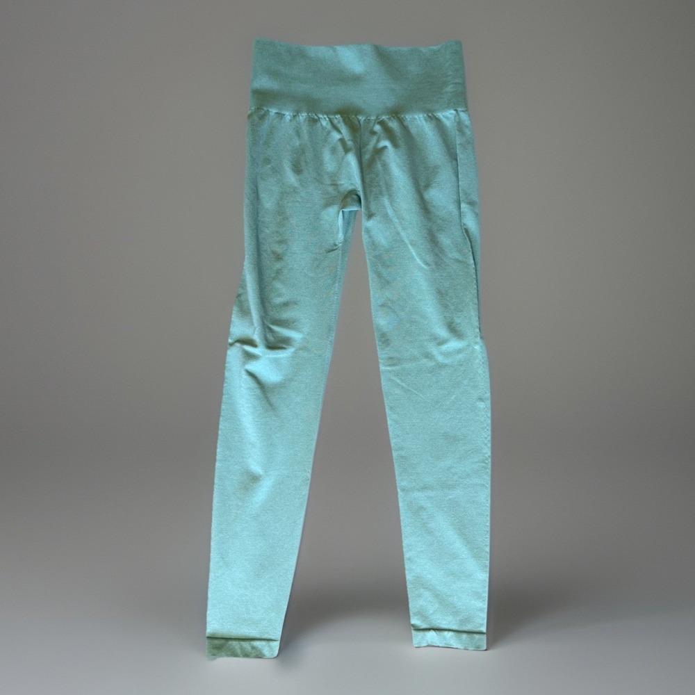 NVGTN Seamless High Waisted Leggings (Lot Of 2)  Teal And Mint Womens Size S - Picture 7 of 9